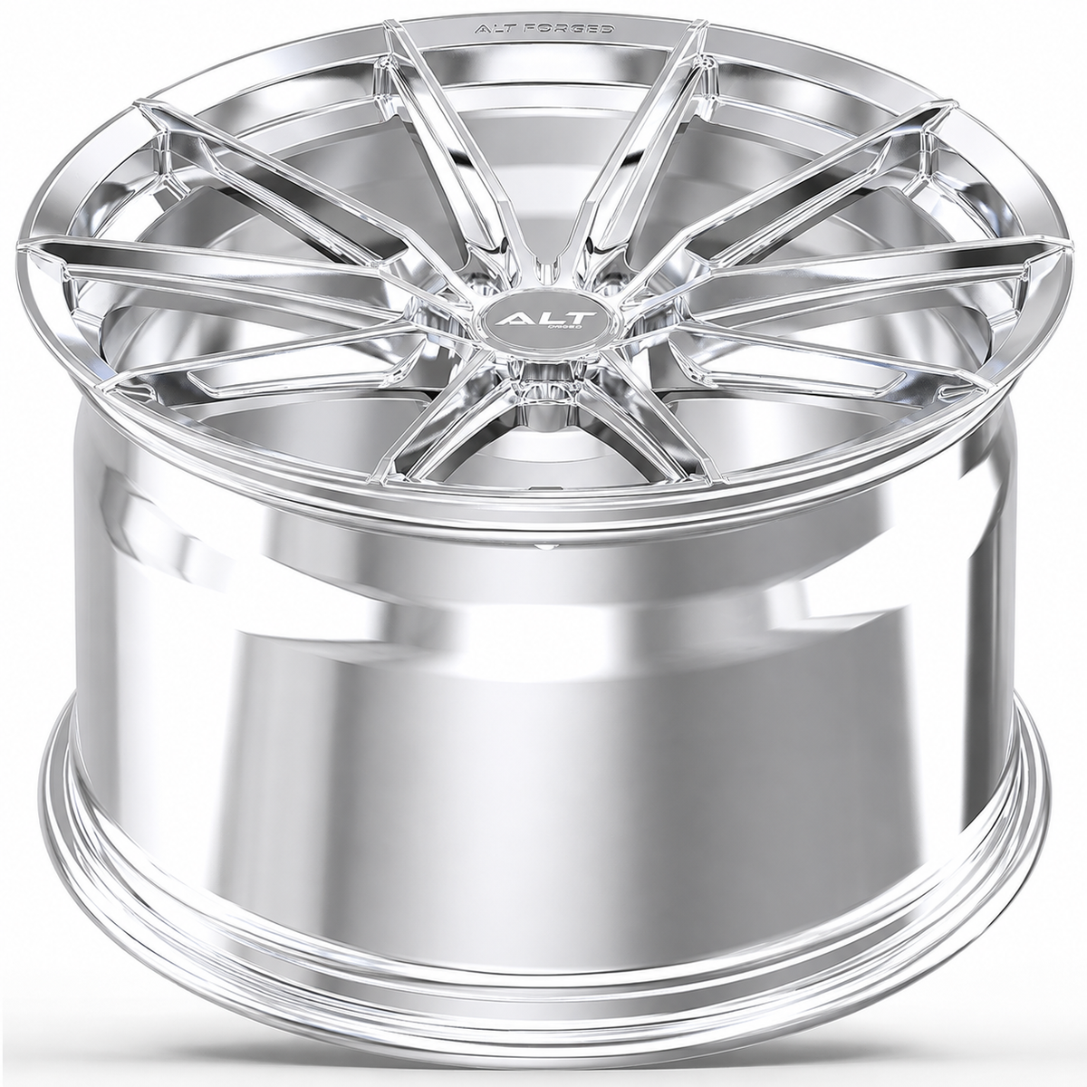 ALT6 Forged C7 Corvette Wheel - Chrome (concave view)