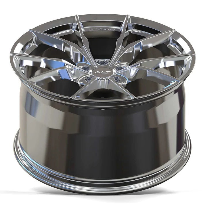 ALT7 Forged Corvette Wheel - Chrome (concave view)