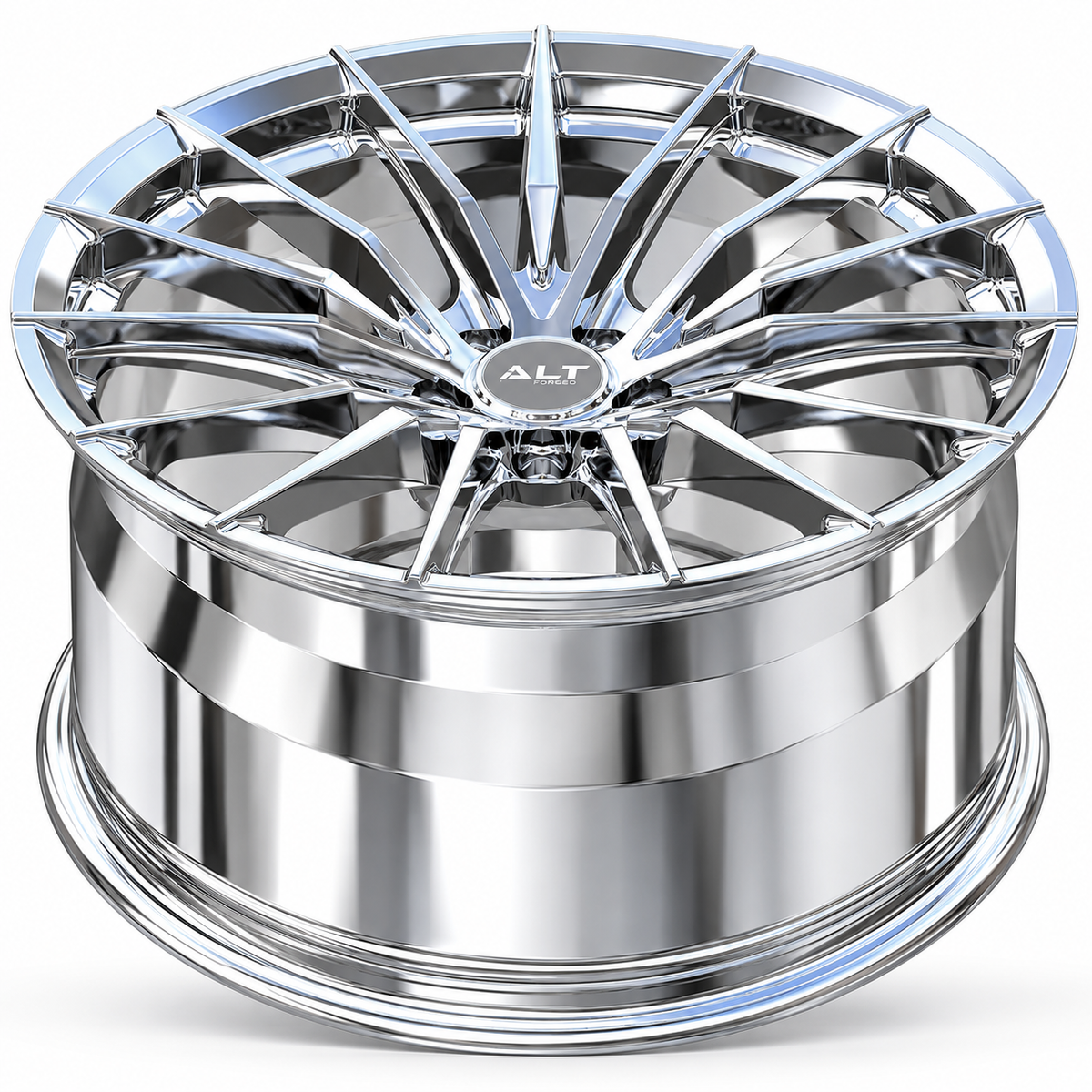 C6 Corvette Forged Wheel – ALT8  Chrome (concave view)