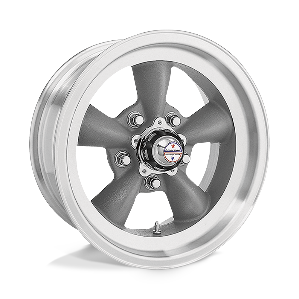 C3 Corvette Wheels: American Racing Torq Thrust D - Gray w/ Mach Lip