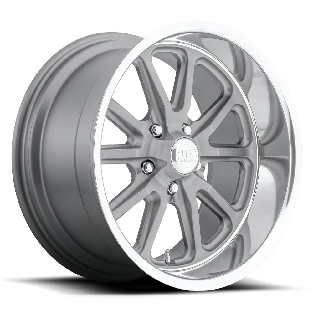 C3 Corvette Wheels: US Mags Rambler - Textured Gray