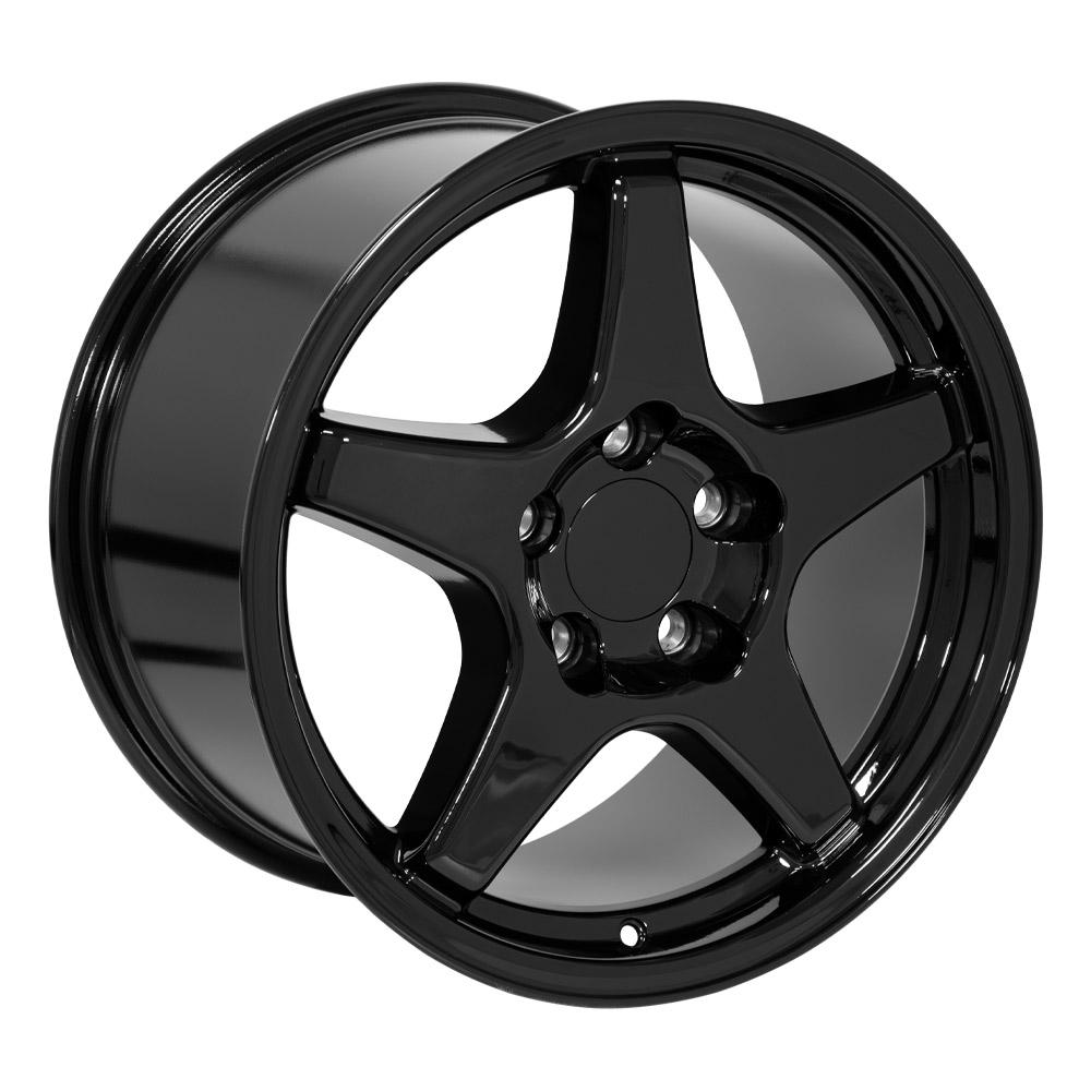 C4 Corvette ZR1 Replica Wheel - Gloss Black Single Wheel