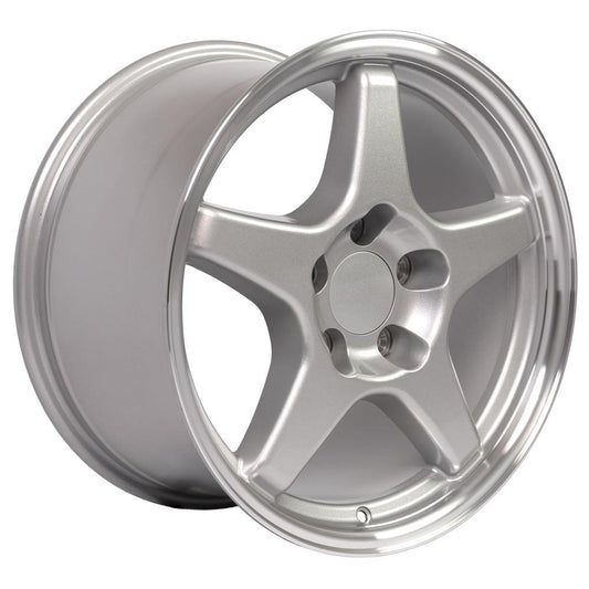 C4 ZR1 Corvette Replica Wheel – Silver Single Wheel