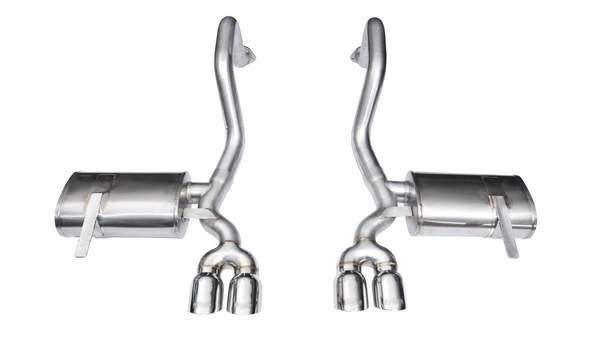 C5 Corvette Exhaust: Axle-Back w/ Twin 4.0" Polished Tips [XTREME] 1997-04 - Corsa Performance