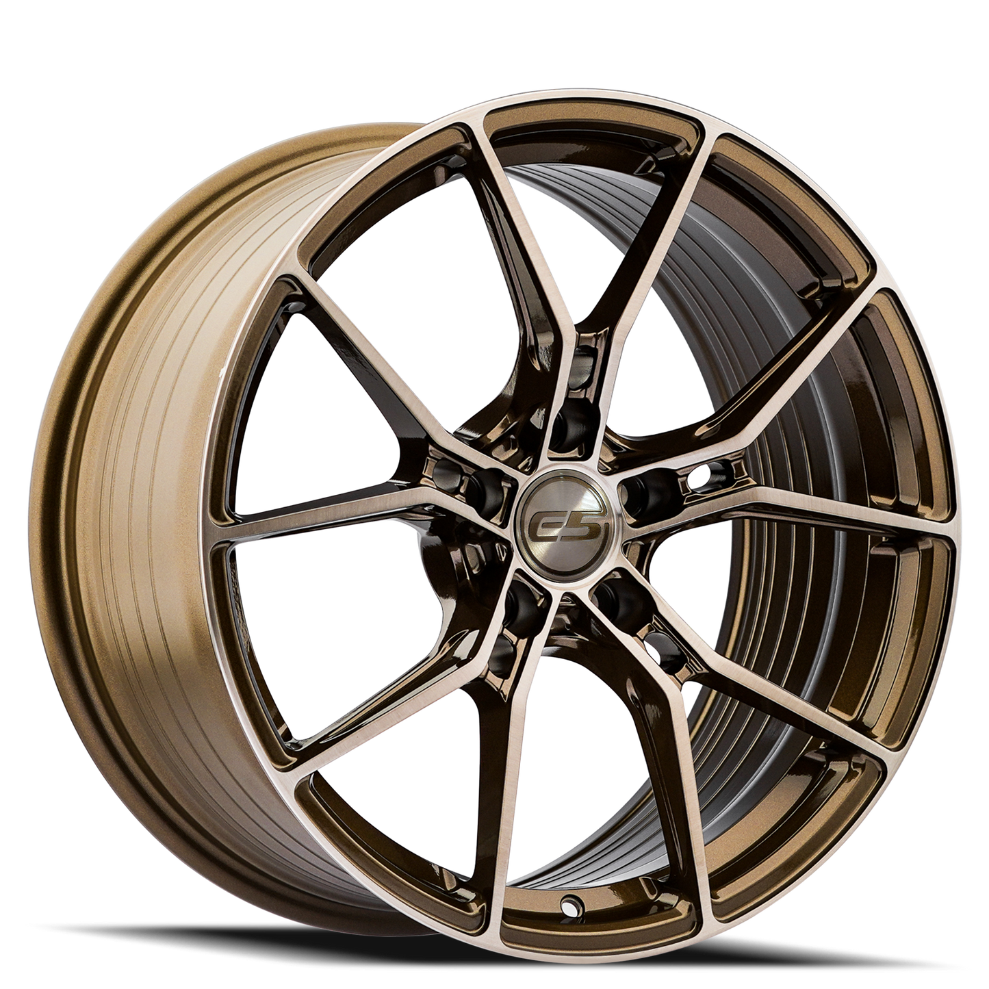 C5 Corvette Wheels: E5 Daytona - Brushed Bronze Tint