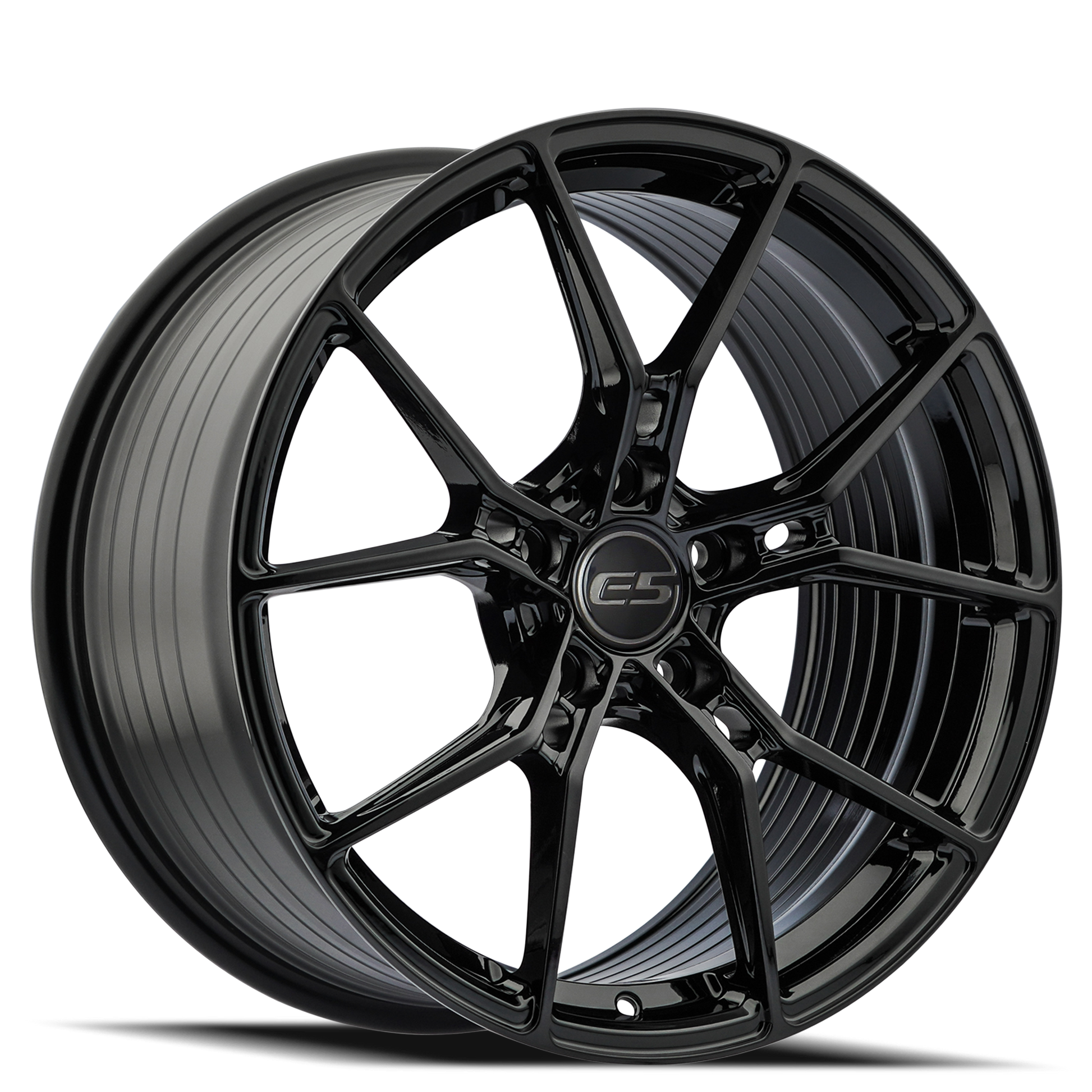 C5 Corvette Wheels: E5 Daytona - Gloss Black