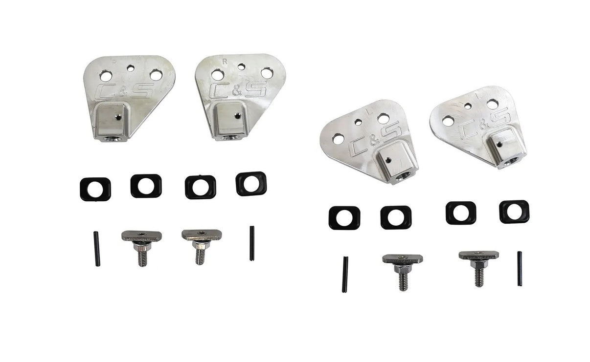 C5 Corvette Dual Flange "Rocking Chair" Seat Track Repair Kit LH/RH