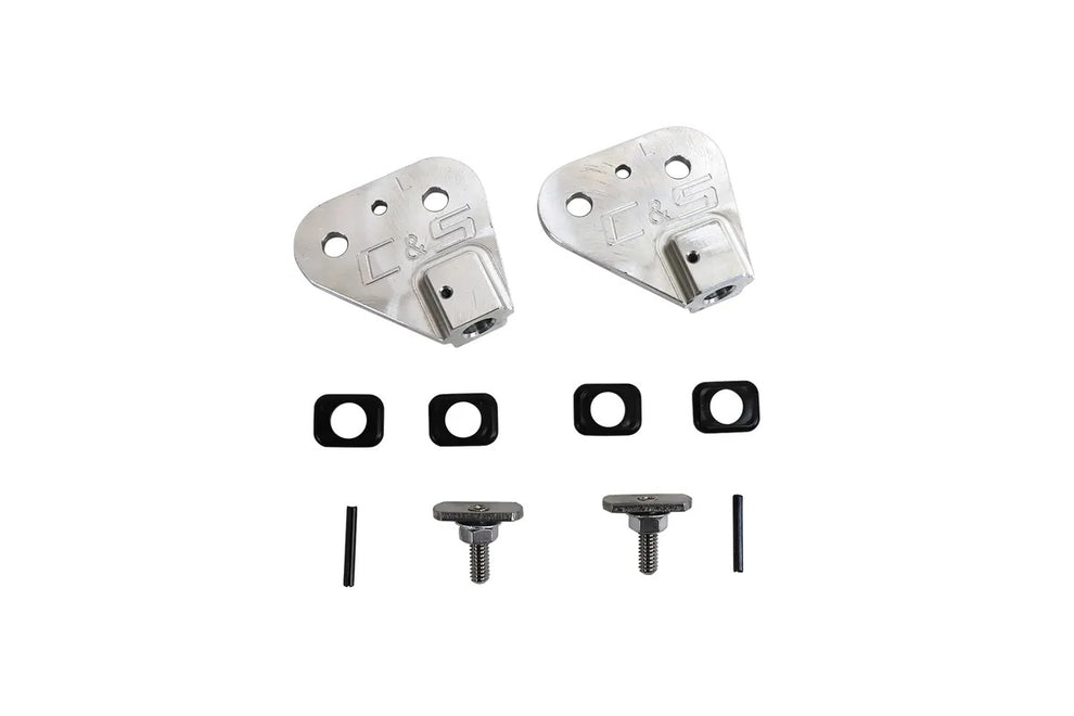 C5 Corvette Dual Flange "Rocking Chair" Seat Track Repair Kit LH