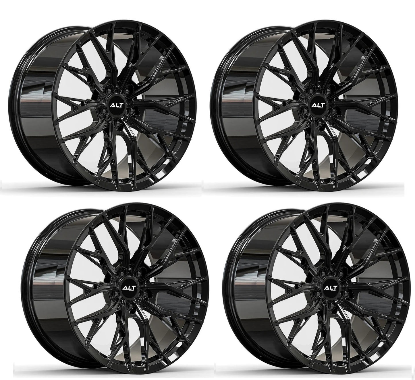 C6-C7 Corvette ALT10 FORGED Wheel - Gloss Black (Set)