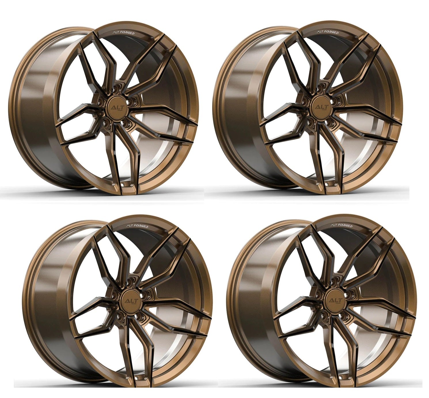 Corvette Forged Wheels: ALT17 Forged - Bronze – Surf City Corvettes