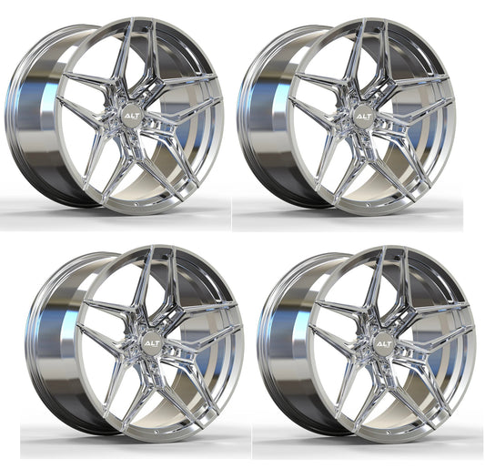 C6-C7 Corvette Wheels: ALT18 FORGED - Chrome (Set)