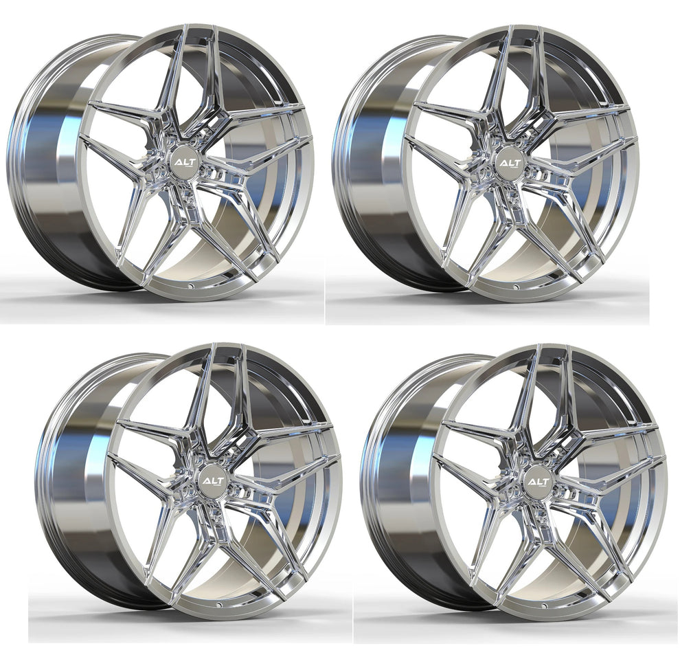 ALT5 FORGED Wheels for C8 Corvettes - Chrome – Surf City Corvettes