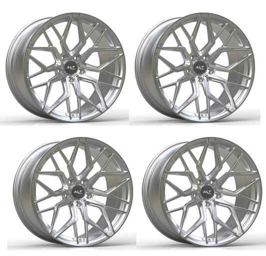 C6-C7 Corvette ALT20 FORGED Wheels - Brushed Aluminum (Set)