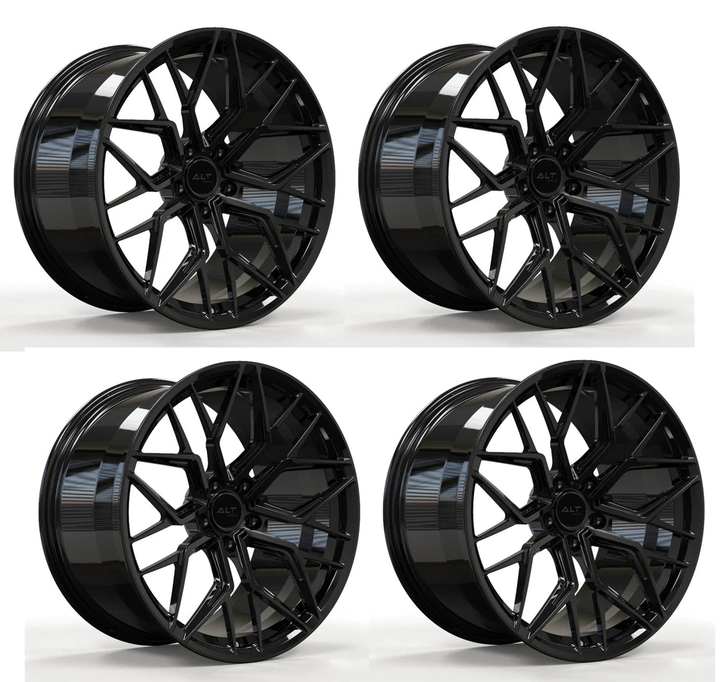 C6-C7 Corvette ALT20 FORGED Wheels - Gloss Black (Set)