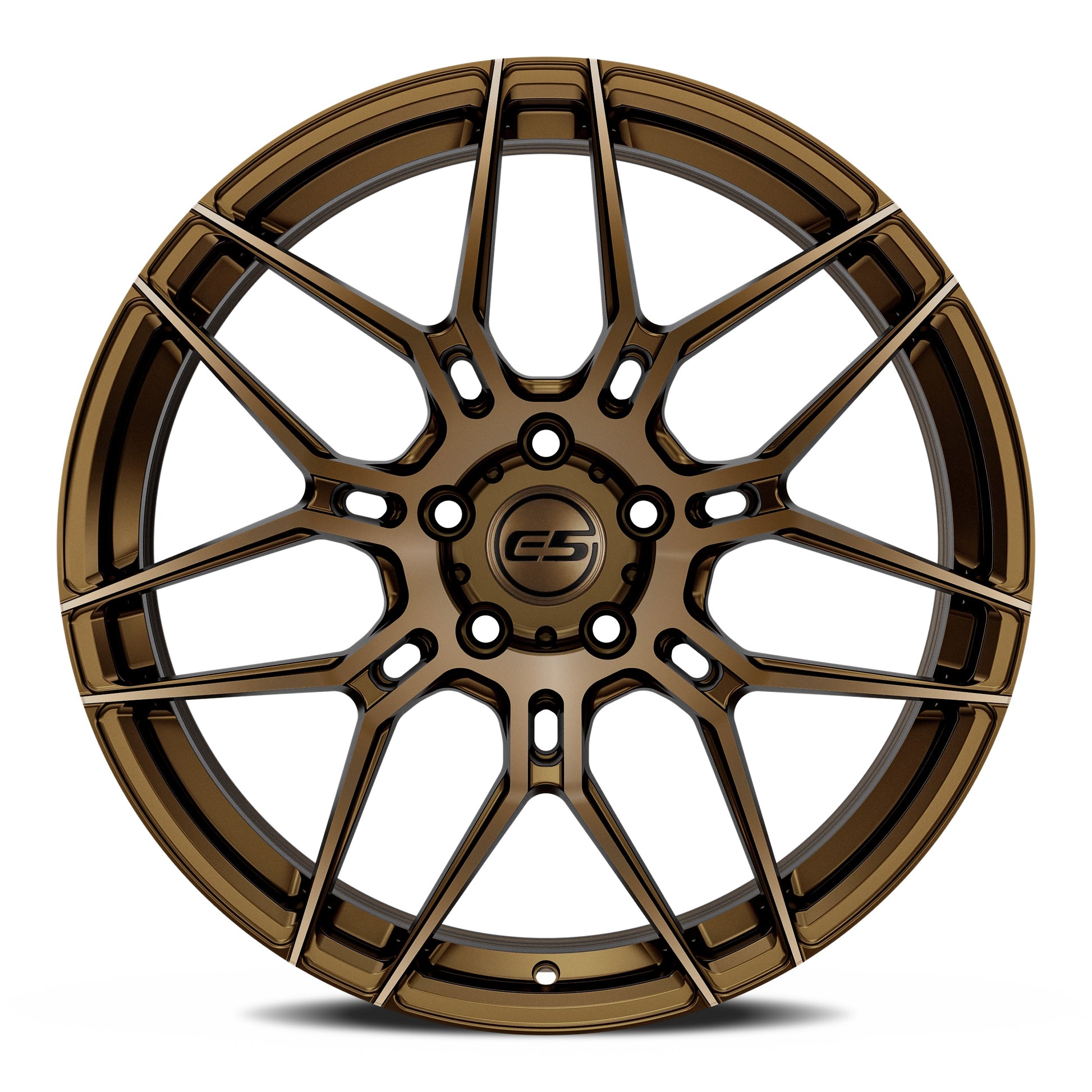 Corvette Wheels: E5 Speedway - Dark Bronze (front)