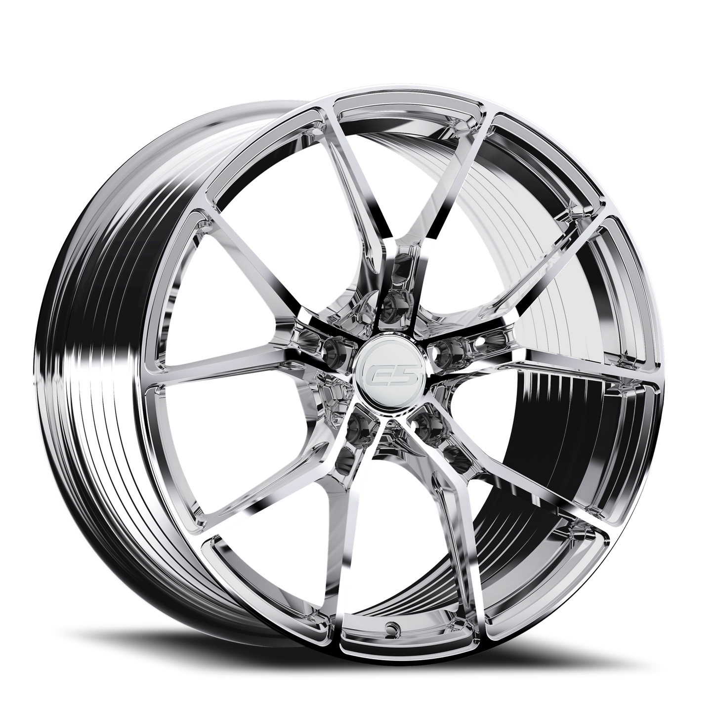 Corvette Wheels: E5 Daytona - Chrome