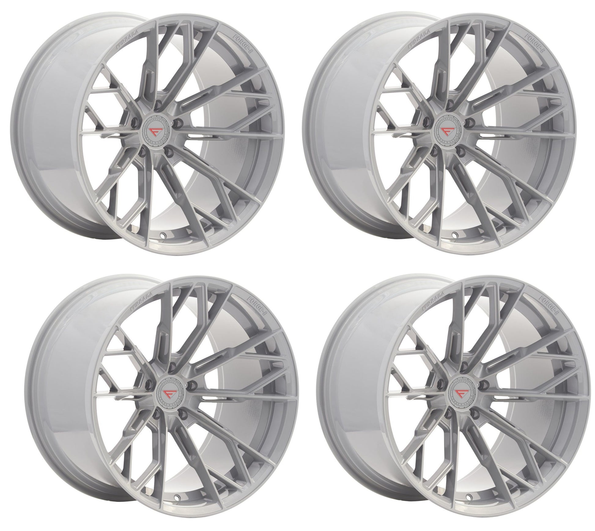 C6-C7 Corvette Wheels: Ferrada Rotary Forged FR11 - Smoke Gray (Set)