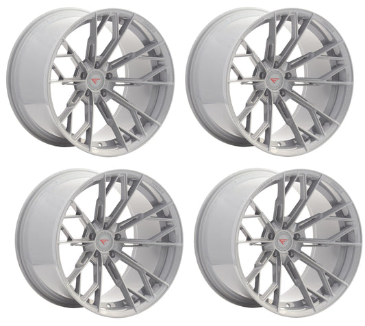 C6-C7 Corvette Wheels: Ferrada Rotary Forged FR11 - Smoke Gray (Set)