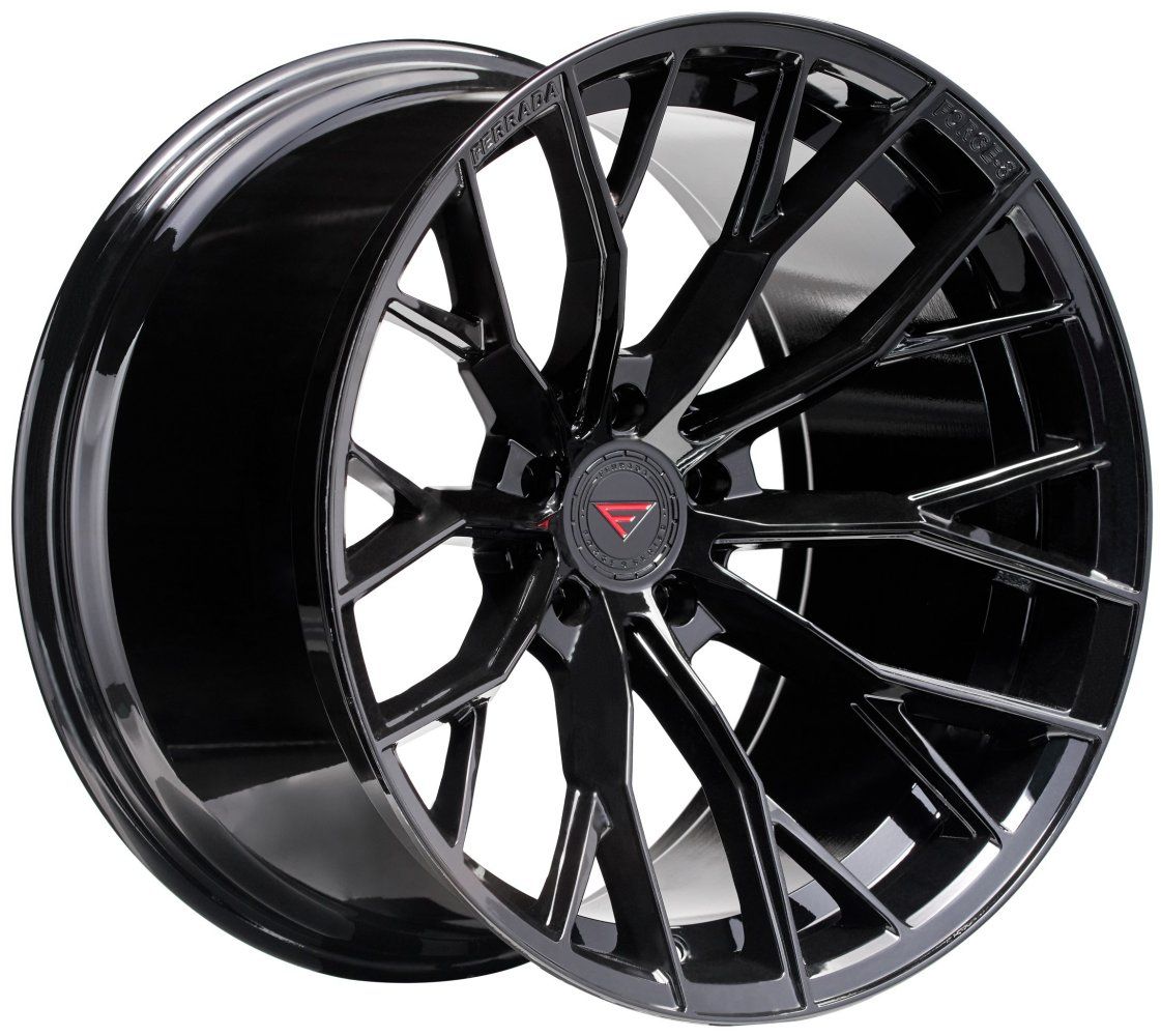 Corvette Wheels: Ferrada Forge-8 FR9 - Obsidian Black