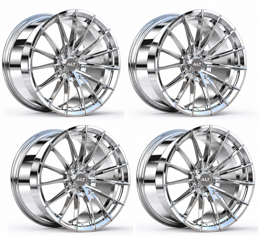 Corvette Forged Wheels for C6 and C7 Corvettes | ALT8 FORGED - Chrome (Set)