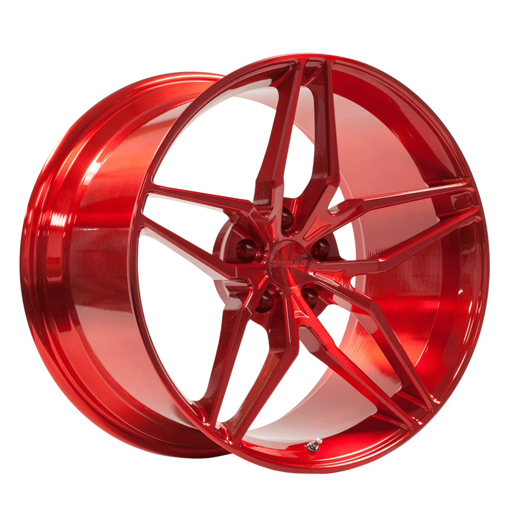 C6-C7 Corvette Forgeline EX1 Wheel - Transparent Red