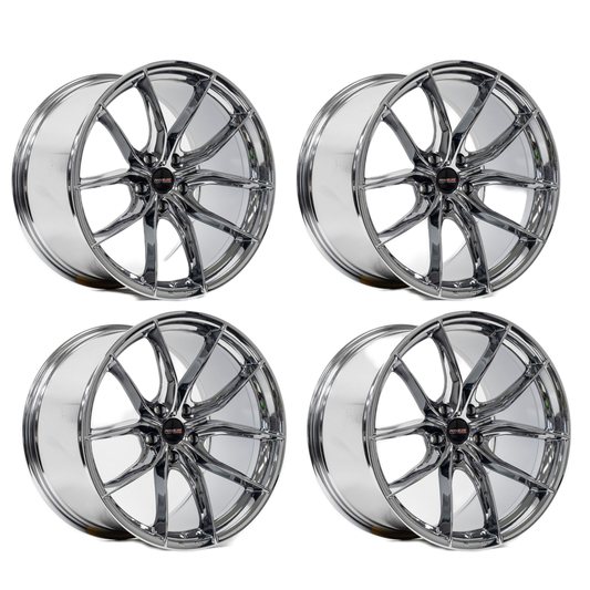 Corvette Wheels: Forgeline F01 - Chrome (Set)