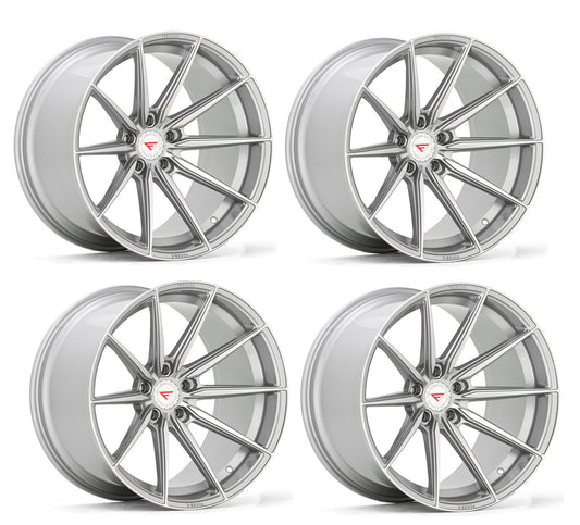 C6-C7 Corvette Wheels: Ferrada FR10 - Machine Silver Set of 4