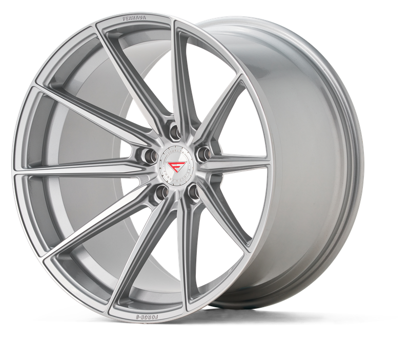 C6-C7 Corvette Wheels: Ferrada FR10 - Machine Silver (single rim)