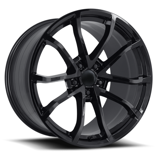 C6 Centennial Cup Corvette Reproduction Wheel - Gloss Black