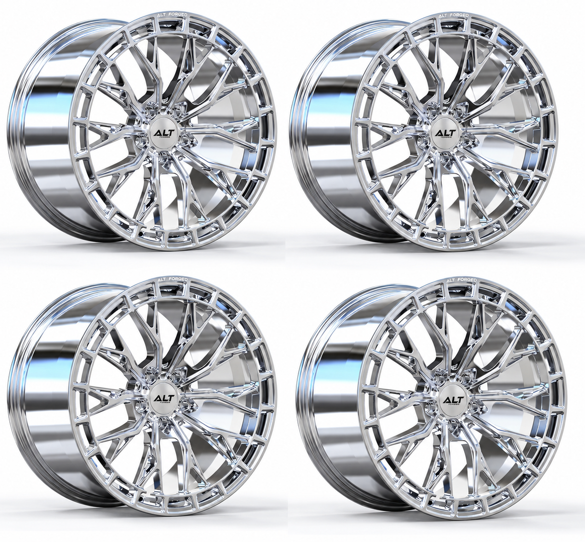 C6 Corvette Wheels – ALT RSL-10 Forged Chrome | Set of 4