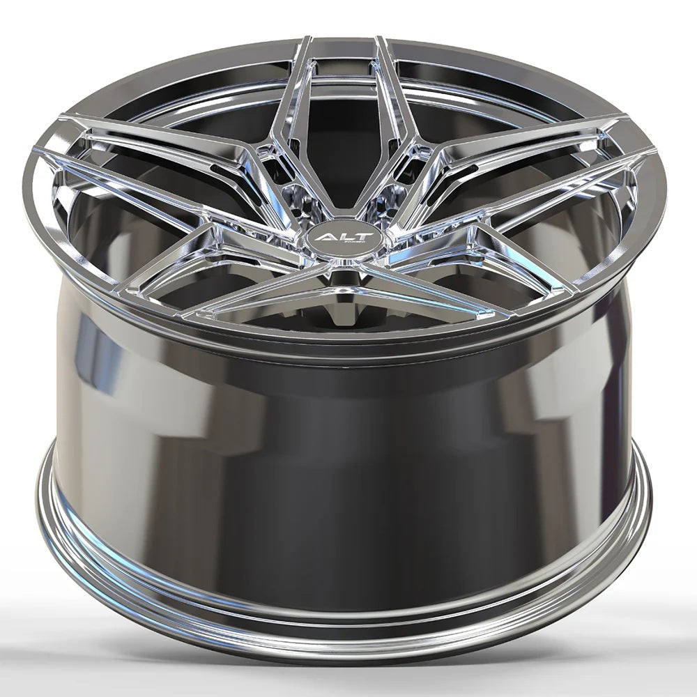 C6 Corvette Wheel – ALT18 Forged Chrome (concave view)