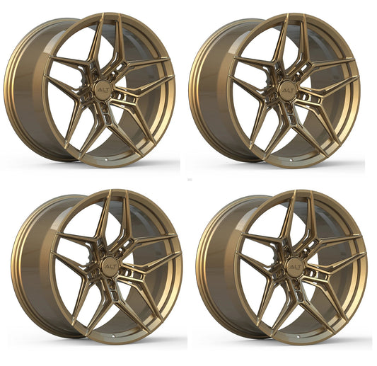 C6 Corvette Wheels – ALT18 Forged Gloss Bronze | Set of 4