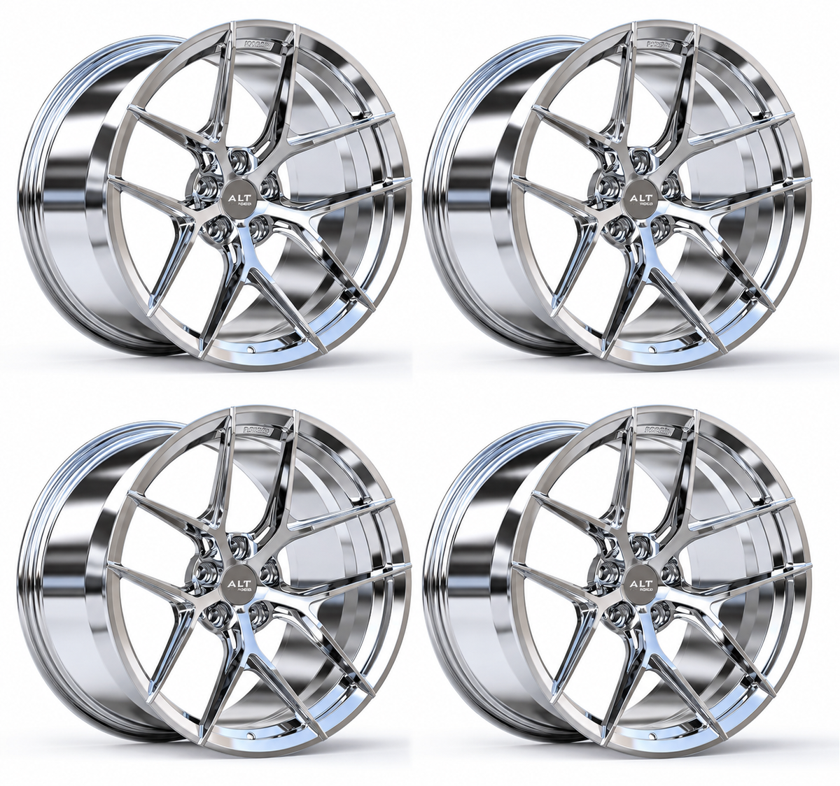 C6 Corvette Wheels – ALT5 Forged Chrome | Set of 4