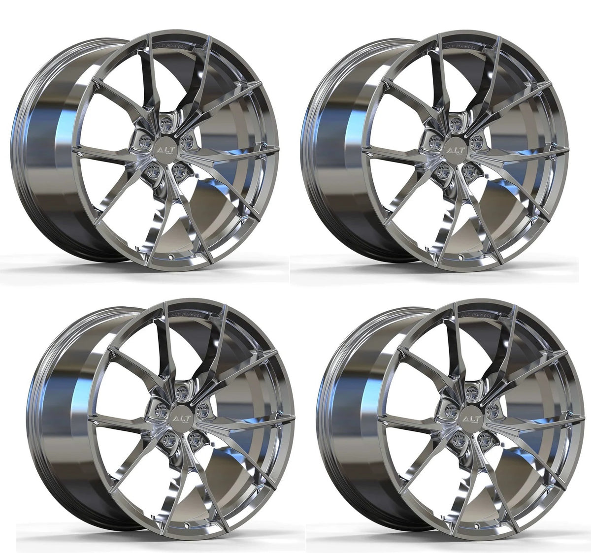 C6 Corvette Wheels – ALT7 Forged Chrome | Set of 4