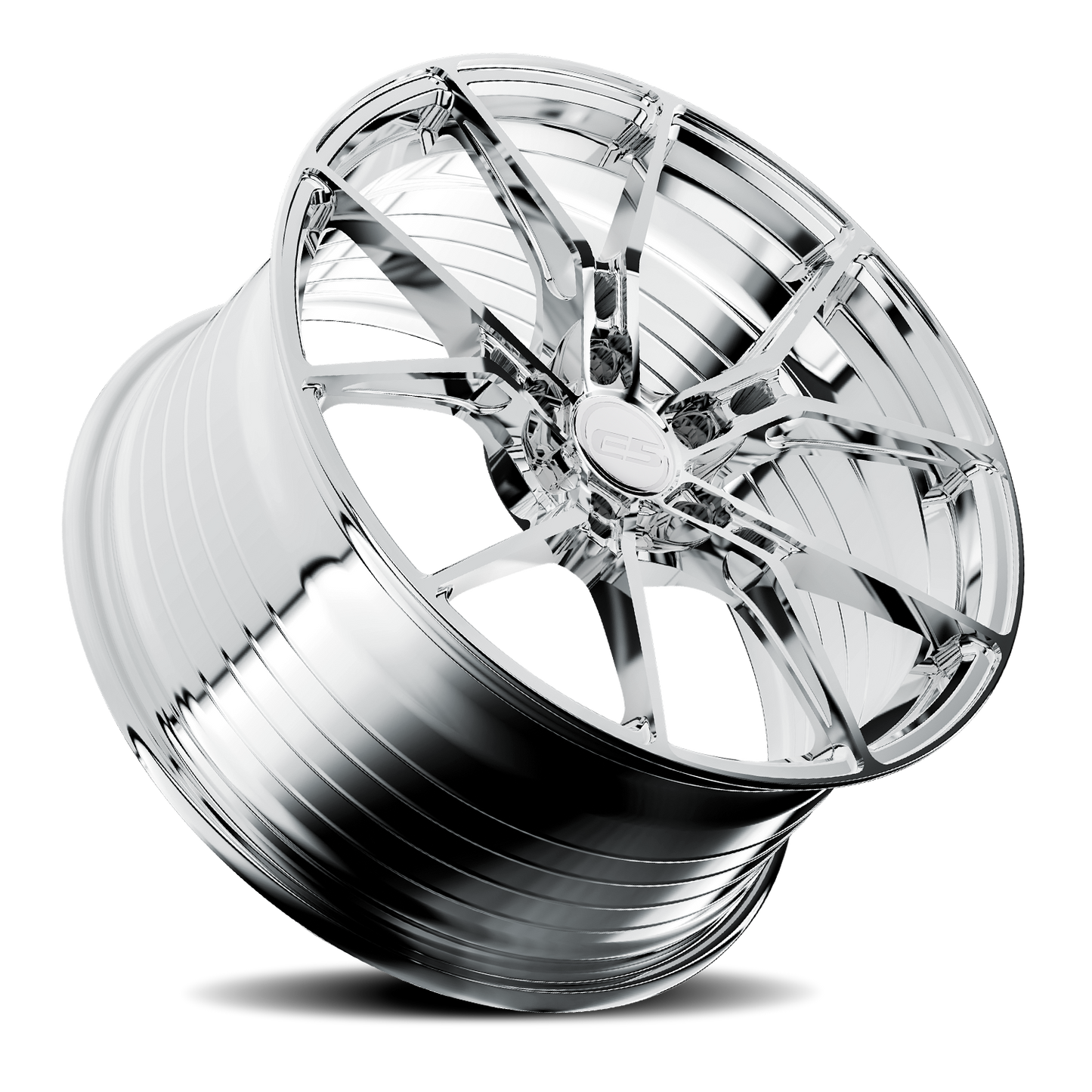 C6 Corvette E5 Daytona Chrome Wheel (concave view)