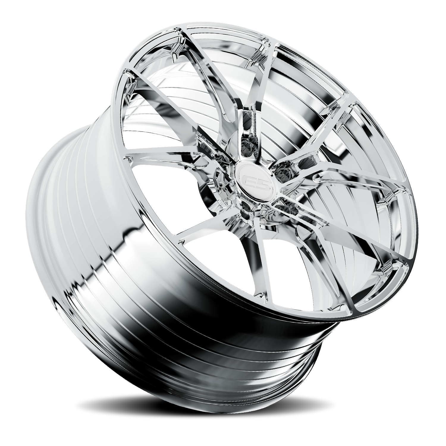 C6 Corvette E5 Daytona Chrome Wheel (concave view)