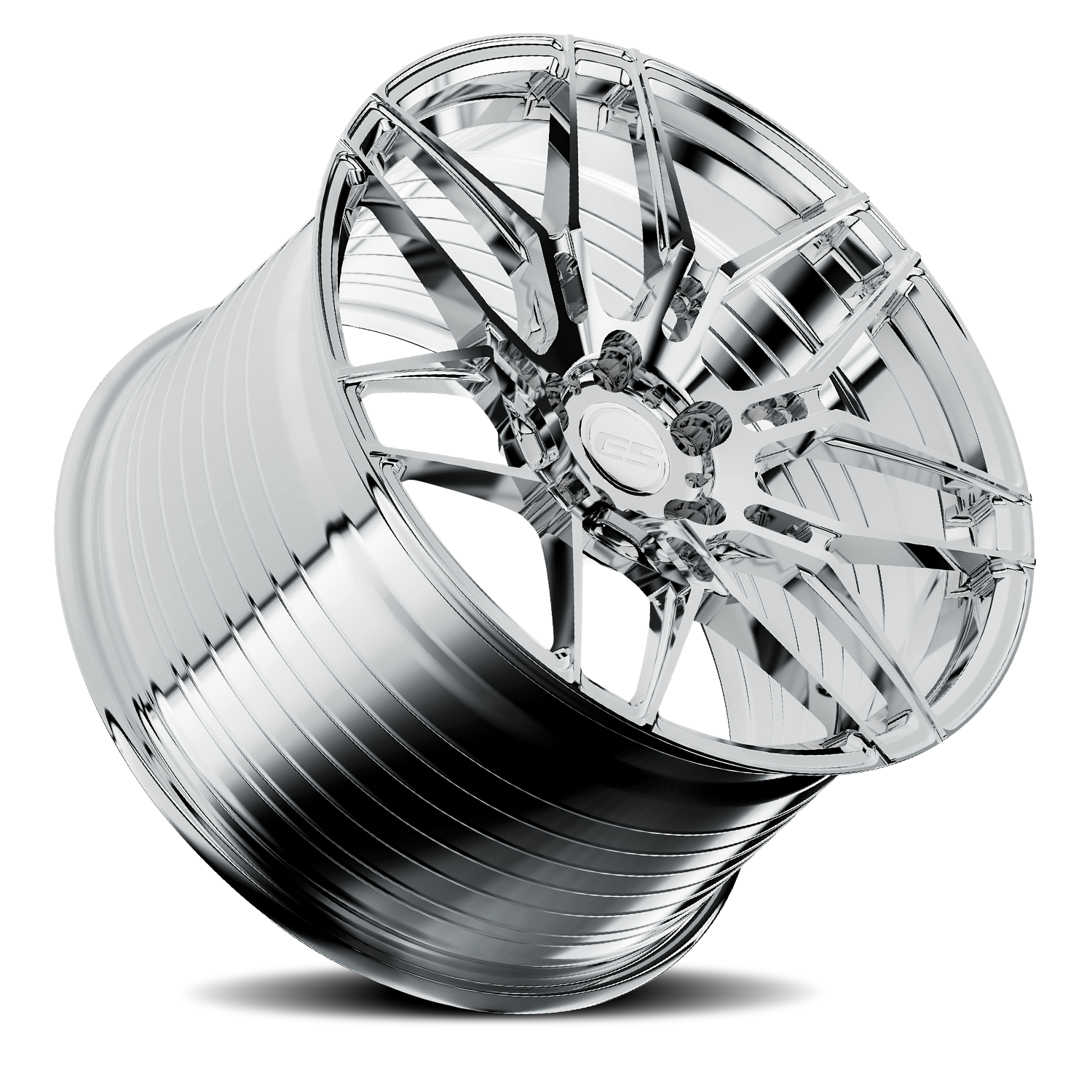 C6 Corvette Wheels – E5 Speedway Chrome (concave view)