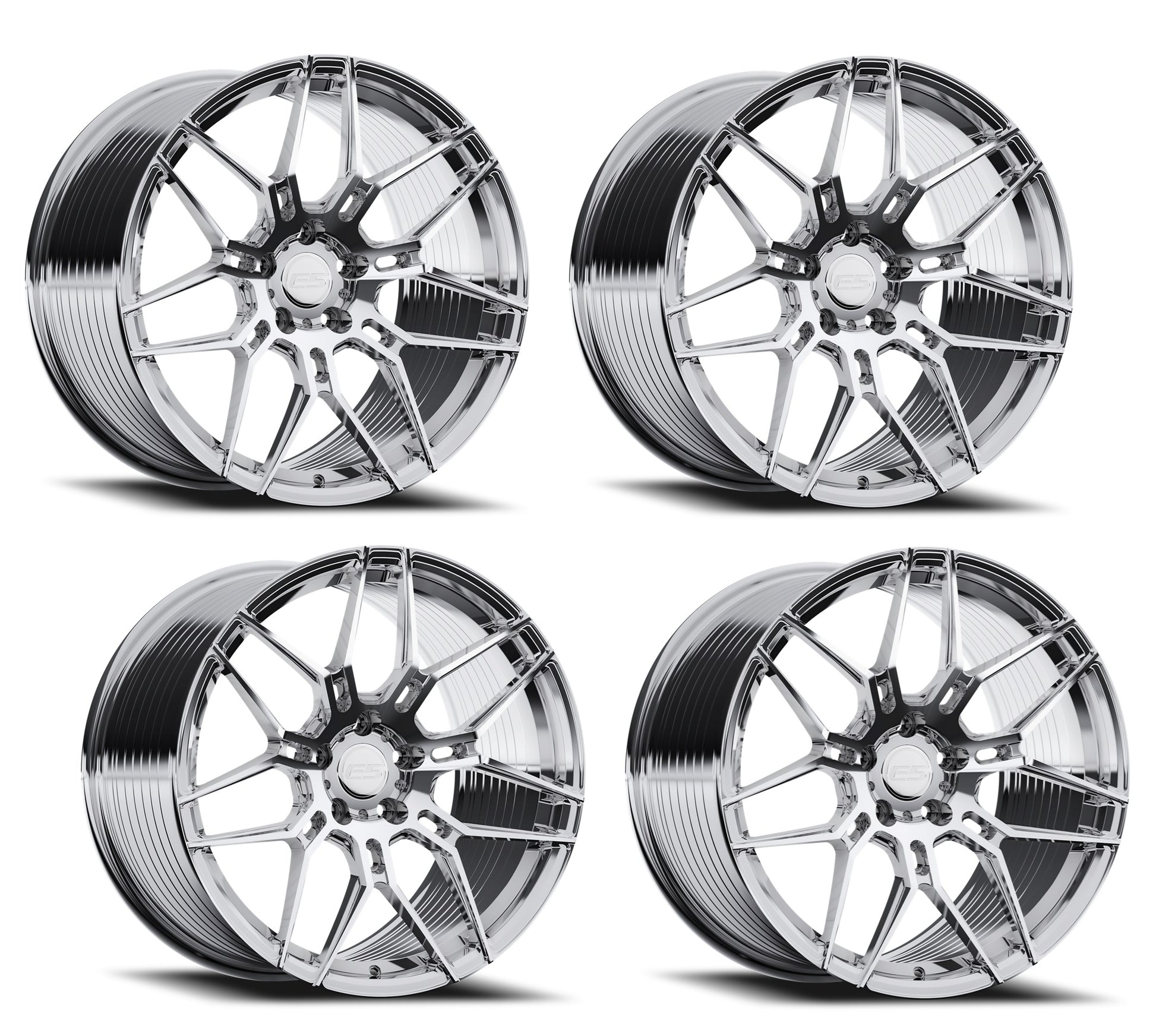 C6 Corvette Wheels – E5 Speedway Chrome Set of 4