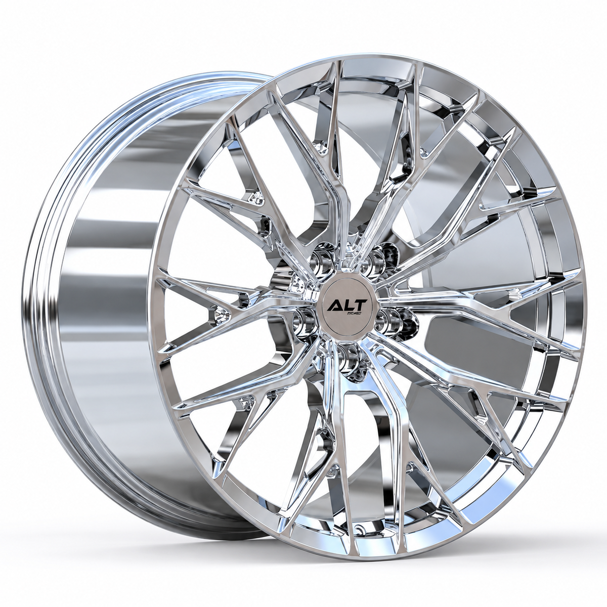 C6 Corvette Forged Wheel – ALT10  Chrome