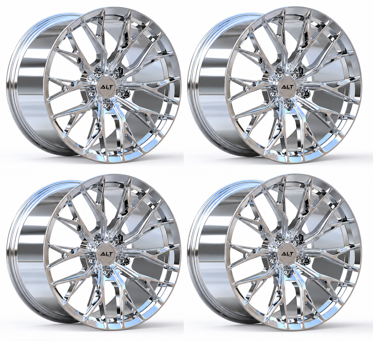 C6 Corvette Wheels – ALT10 Forged Chrome | Set of 4