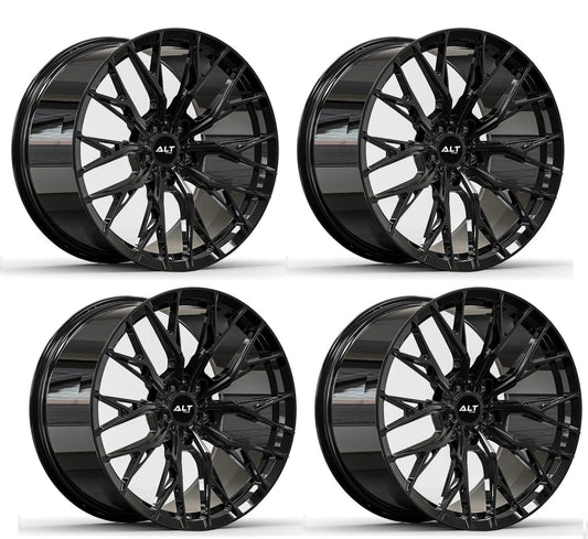 C6 Corvette Wheels – ALT10 Forged Gloss Black | Set of 4