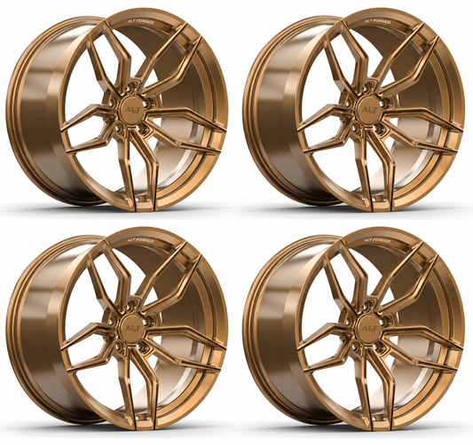 C6 Corvette Forged Wheels – ALT17 Gloss Bronze | Set of 4