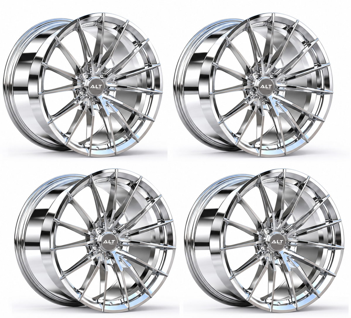 C6 Corvette Forged Wheels – ALT8  Chrome | Set of 4