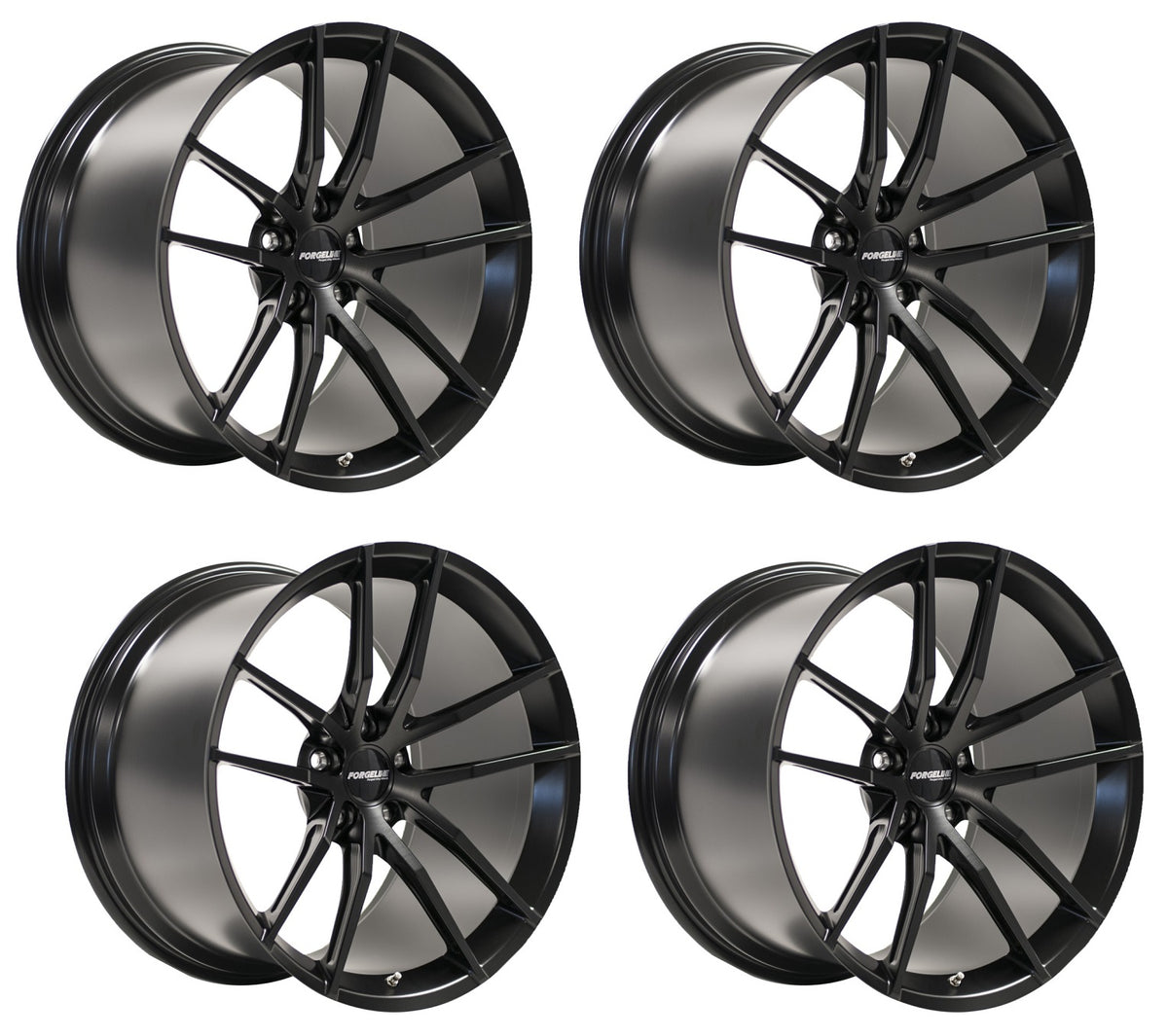 C6 Corvette Forged Wheels – Forgeline AR1 Satin Black | Set of 4