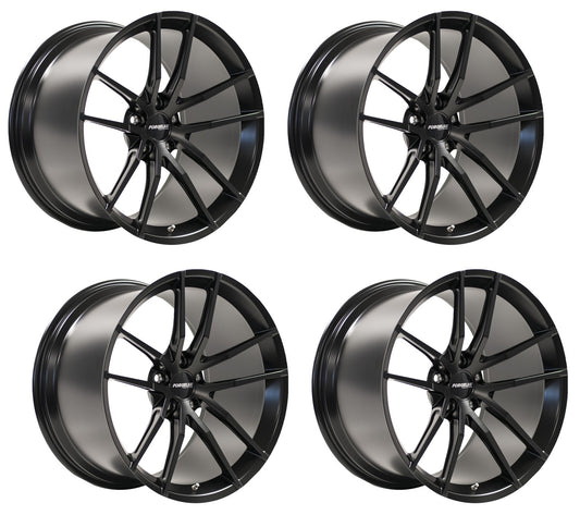 C6 Corvette Forged Wheels – Forgeline AR1 Satin Black | Set of 4