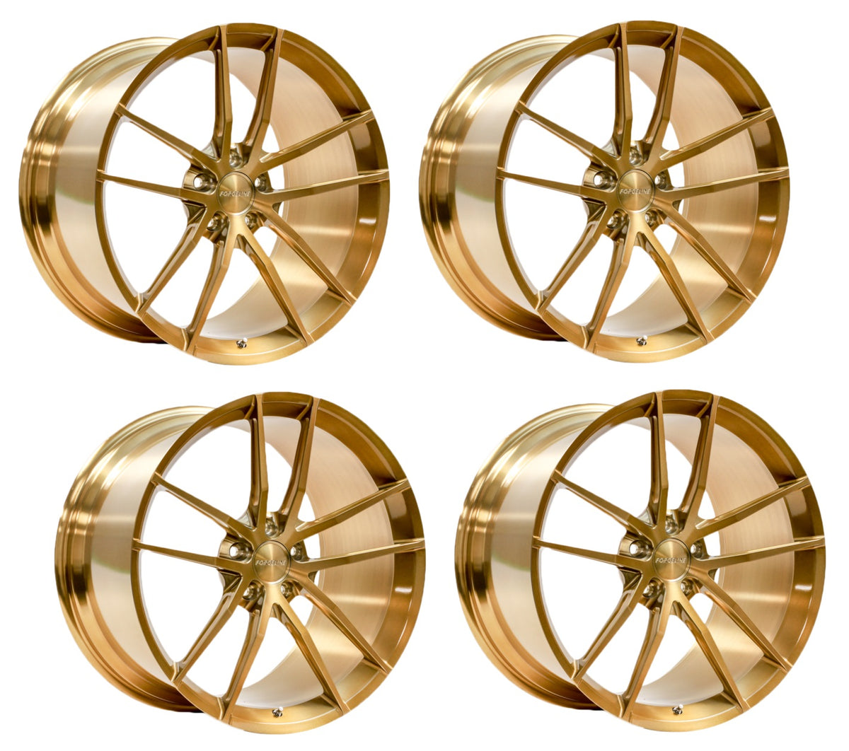 C6 Corvette Forged Wheels – Forgeline AR1 Transparent Gold | Set of 4