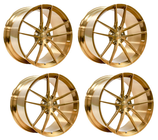 C6 Corvette Forged Wheels – Forgeline AR1 Transparent Gold | Set of 4