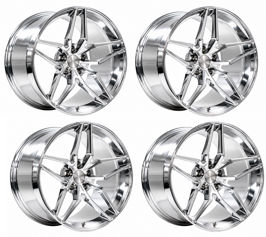 C6 Corvette Forged Wheels – Forgeline EX1 Chrome | Set of 4