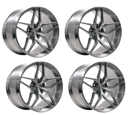 C6 Corvette Forged Wheels - Forgeline EX1 Smoke Tint | Set of 4