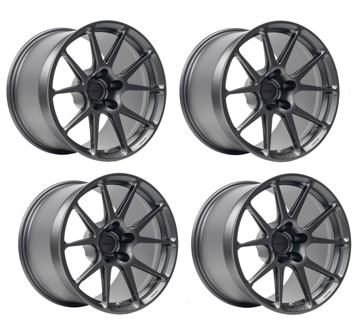 C6 Corvette Forged Wheels - Forgeline GS1 Frozen Charcoal | Set of 4